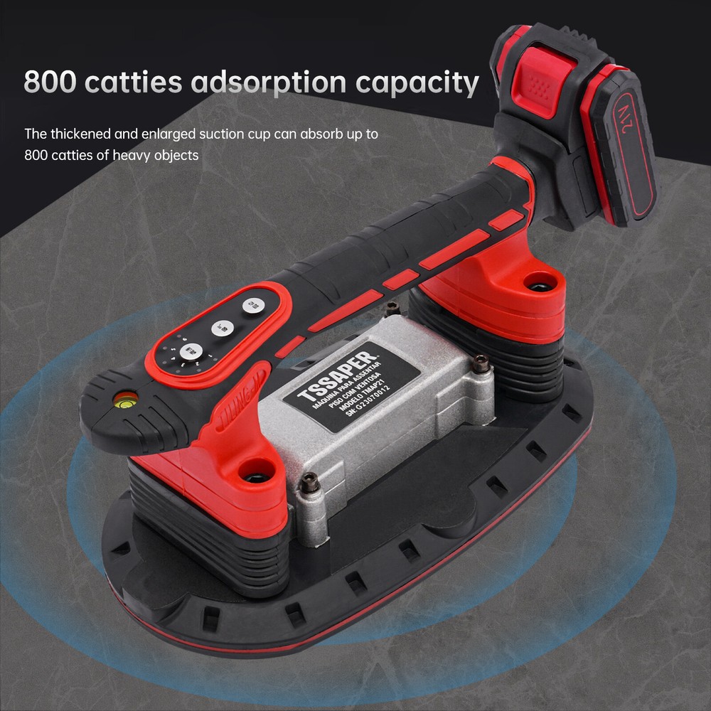 6-Speed Tile Vibration Tool with Suction Cup for Easy Installation