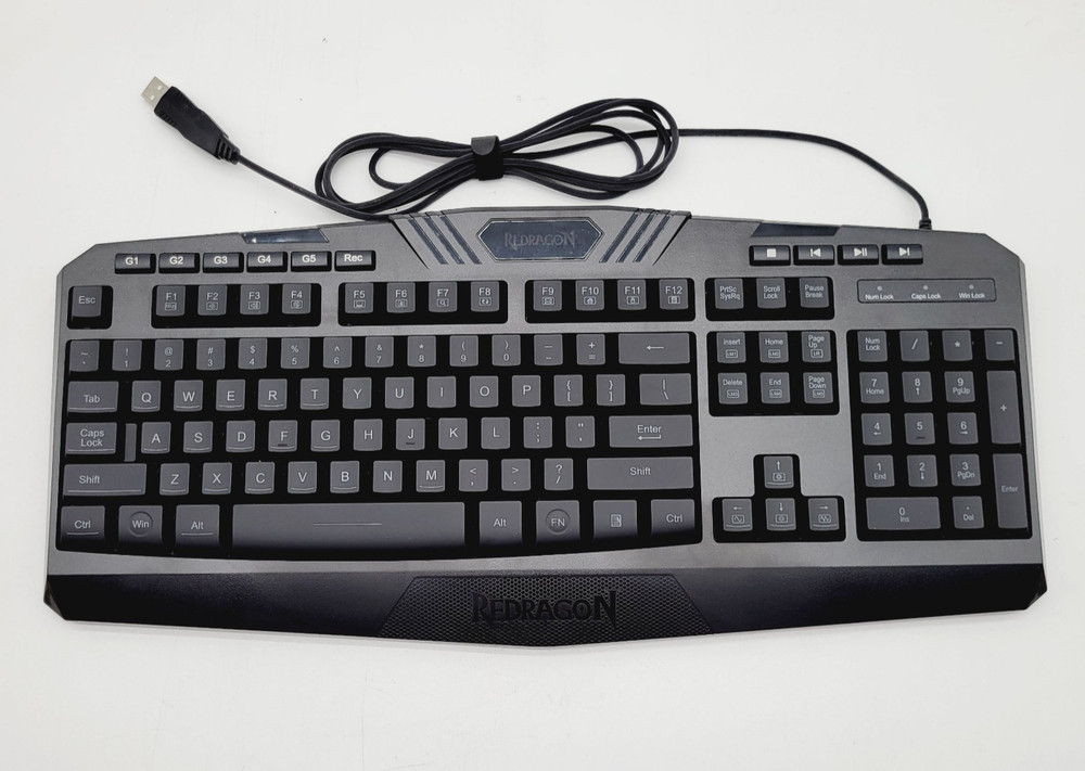 Redragon Wired Gaming Essentials Keyboard/Mouse 2 In 1 Set - Black