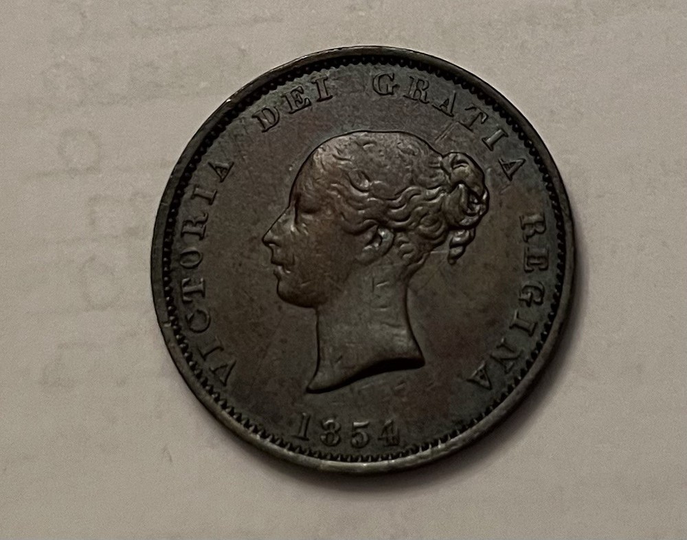 1854 New Brunswick Half Penny