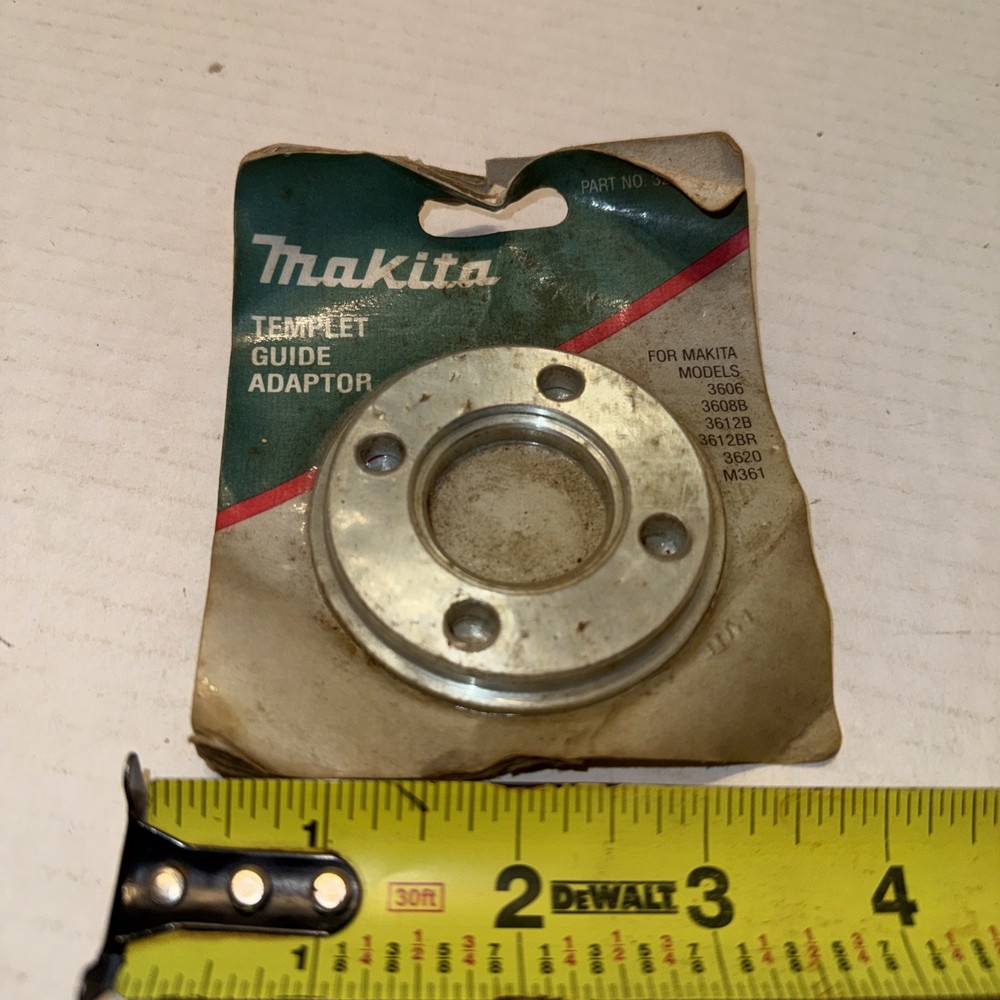 RouterTemplate Guide Bushing Adaptor Makita Tool Multiple Models Packing Damaged
