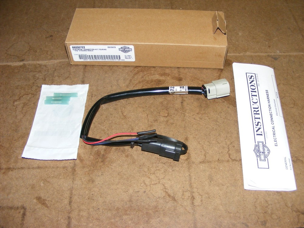 Harley Davidson Electrical Connection Kit OEM 69200722 (hd)