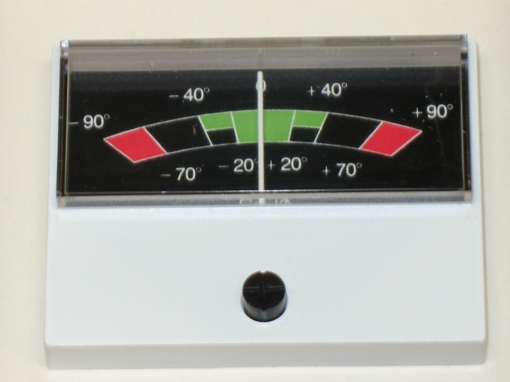 MODUTEC ~ MODEL # 00811116F ~ ANALOG PANEL METER ~ NOS