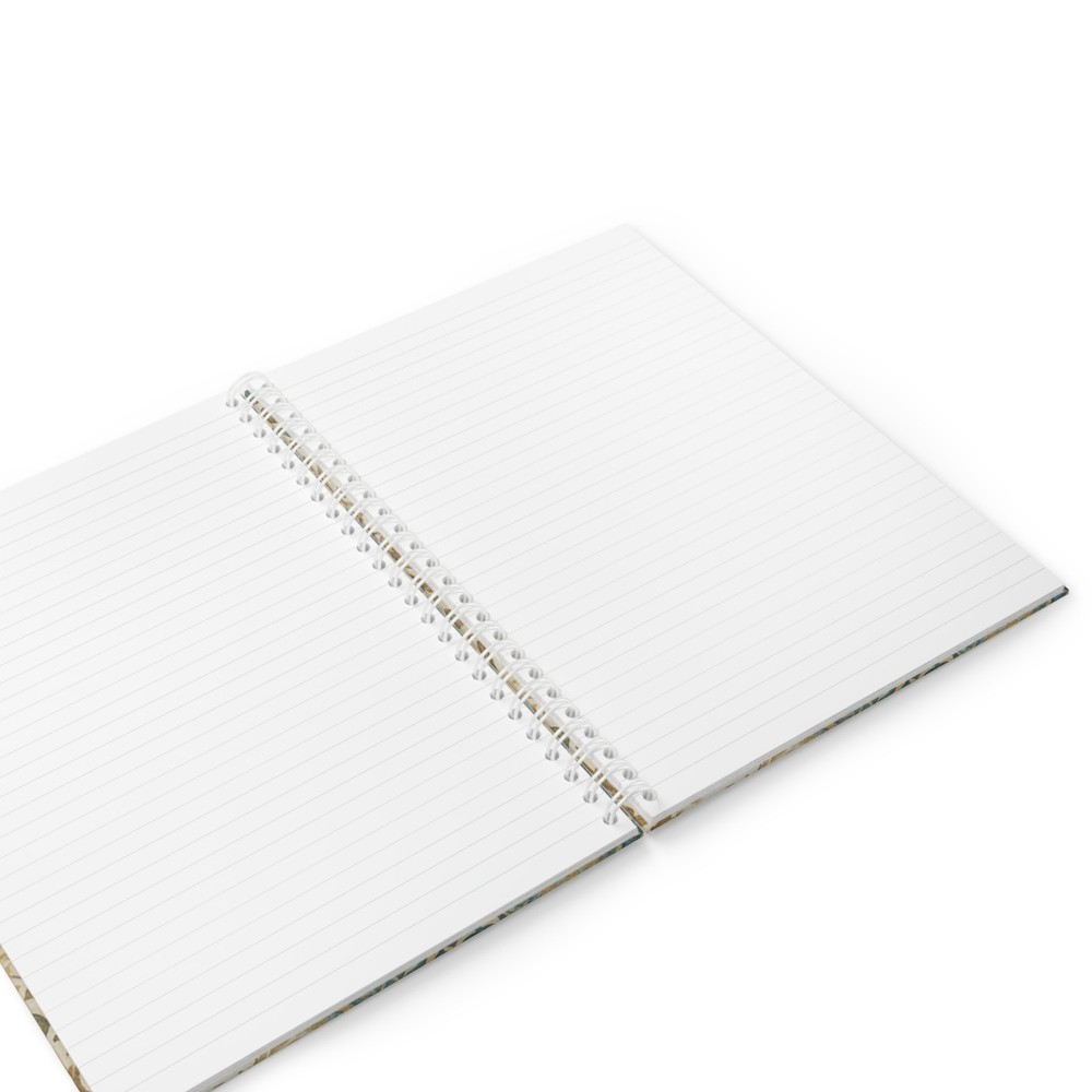 Alhamdulillah Arabic Calligraphy Spiral Notebook | Islamic Pattern Journal