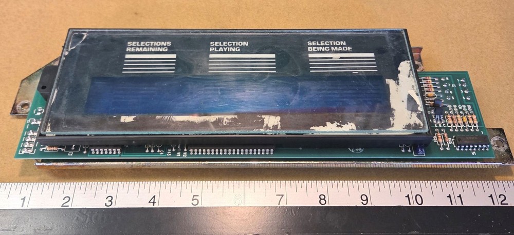 Rowe AMI Cd-100 jukebox display board assembly  - Tested good