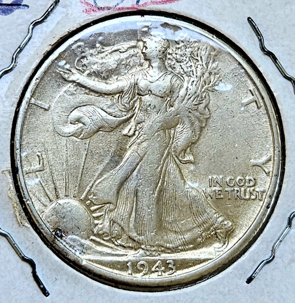 1943-S Walking Liberty Half Dollar, 90% Silver