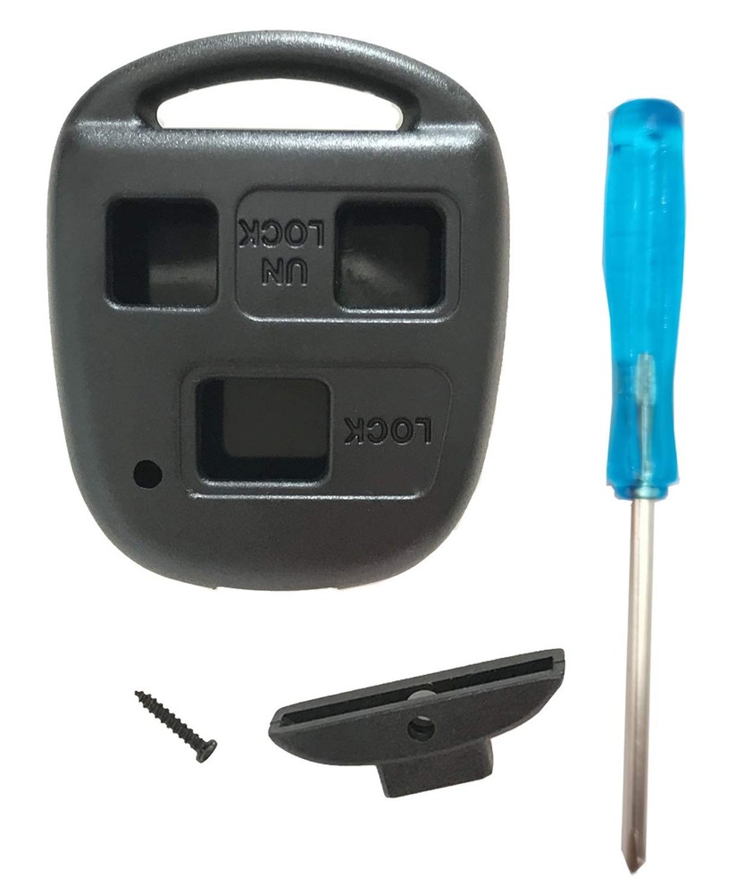 Upgraded Replacement Key Fob Keyless Entry Remote Shell Case fit for Black