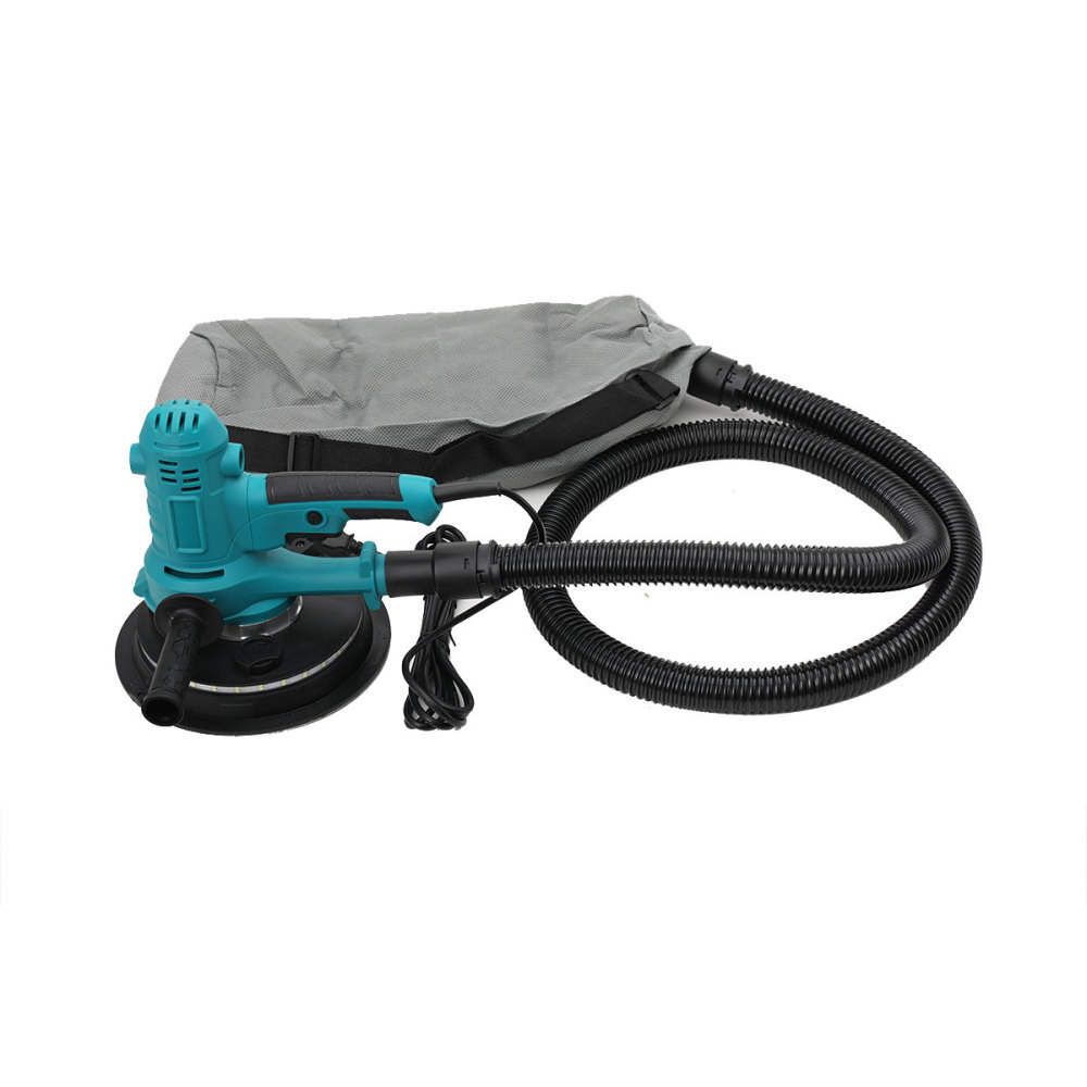 110V 710W Drywall Sander Machine Handheld Wall Polishing Machine Auto Vacuum