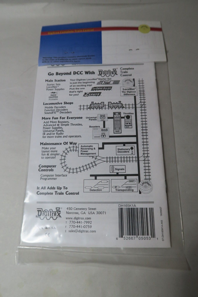 DIGITRAX DH165K1A HO SCALE MOBILE DECODER CIRCUIT BOARD REPLACEMENT