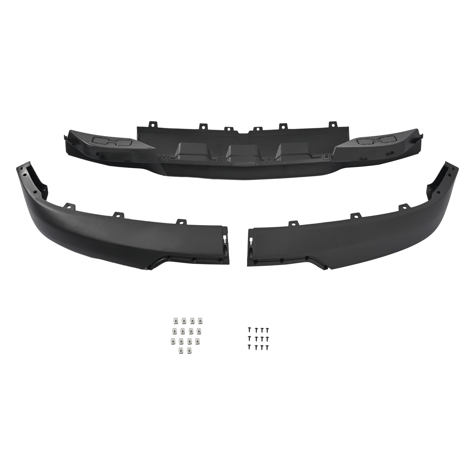 Front Bumper Valance For Chevrolet Silverado 1500 2016-2018 W/Tow Hook Holes