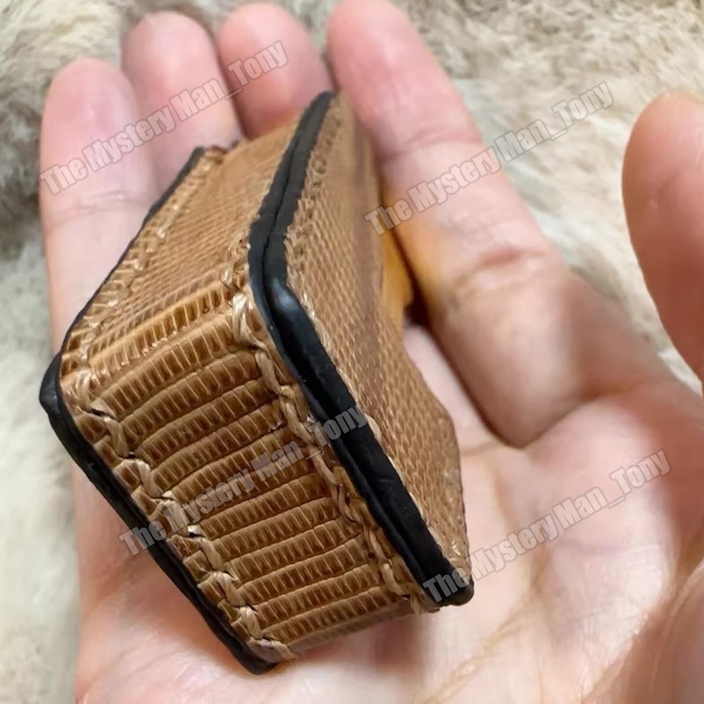 Handmade Lizard Leather Lighters Protective Case for for Dunhill lighter