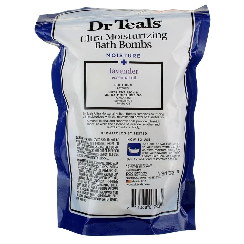 Dr Teals Ultra Moisturizing Bath Bomb Lavender
