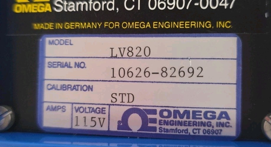 New Omega LV820 Electronic Level Switch