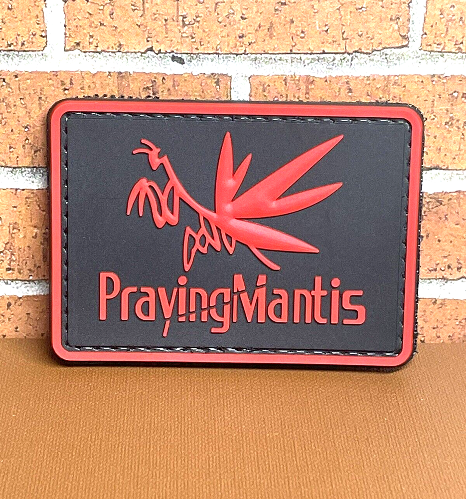 Tactical PVC Patch - Praying Mantis Patch - Morale Gun PrayingMantis Patch