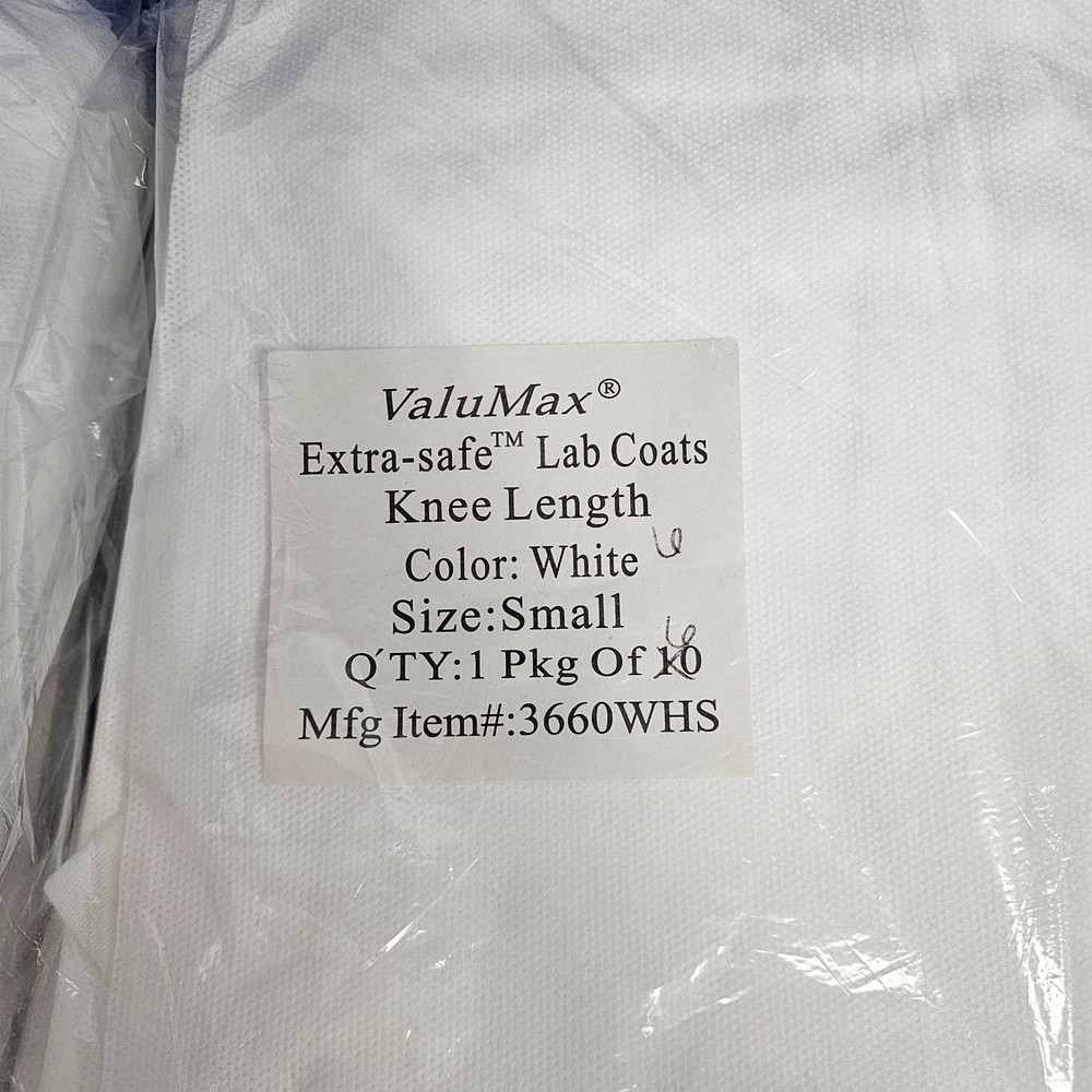 White Lab Coats, Small and XL only