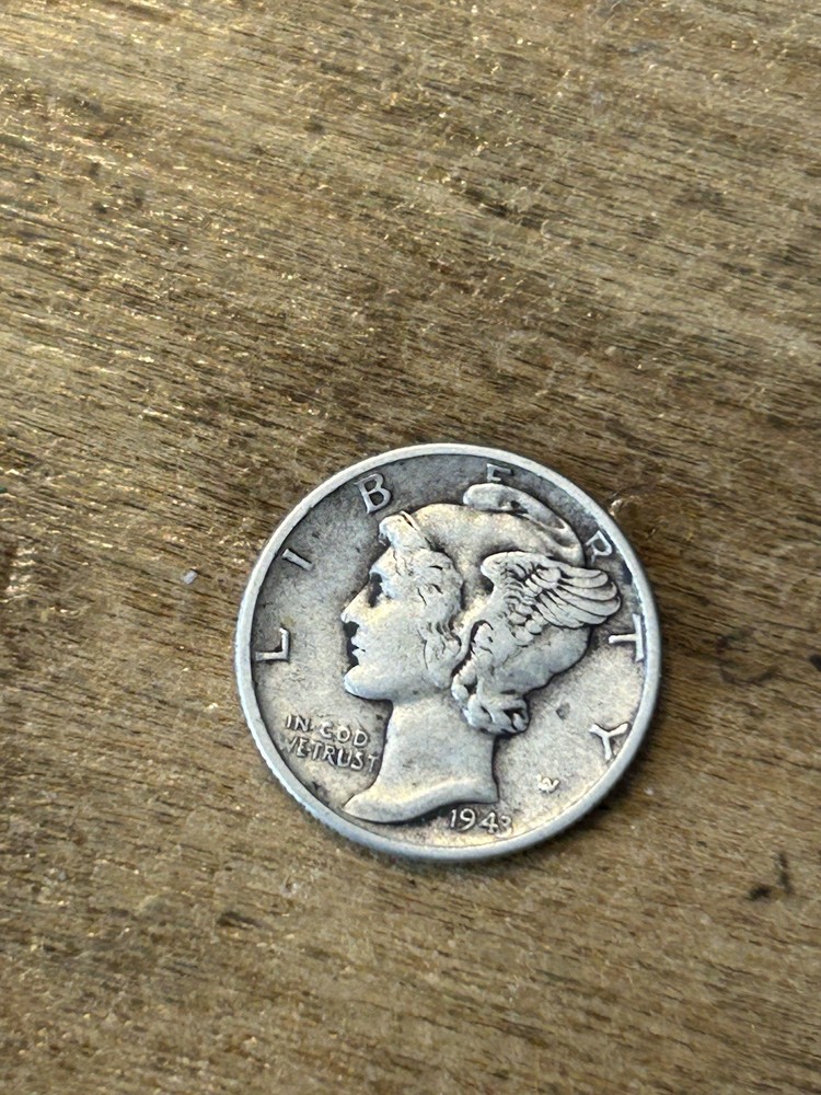 1943 Mercury Dime XF
