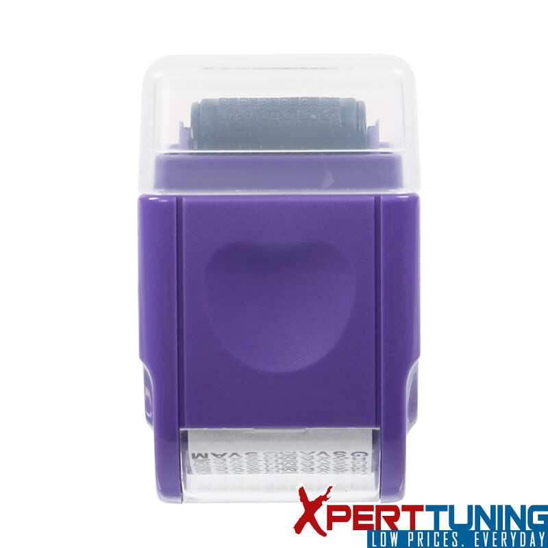 Mini Confidentiality Roller Stamp Messy Code Security Self-Inking Stamp Covering