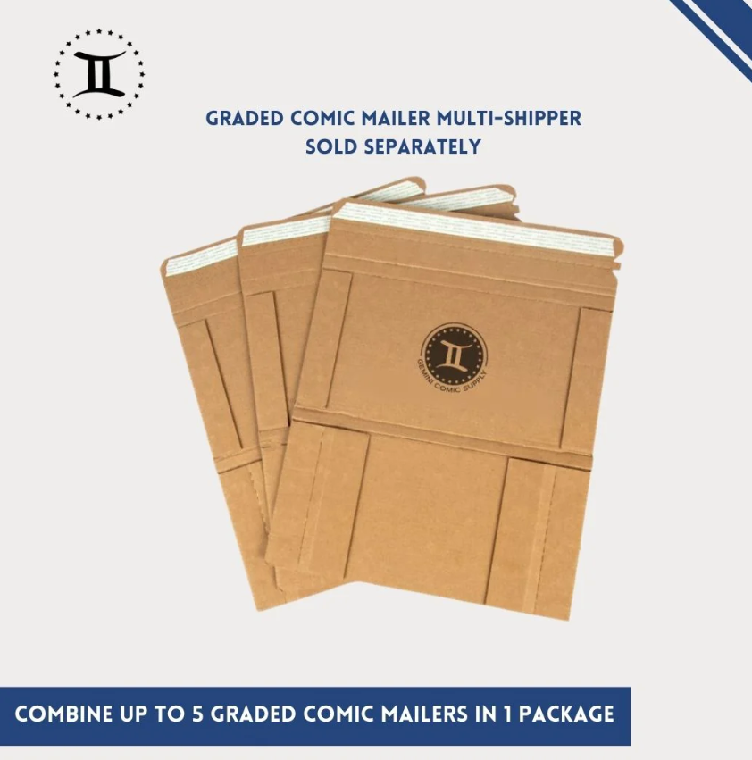 GEMINI GRADED COMIC BOOK MAILERS - pack of 75