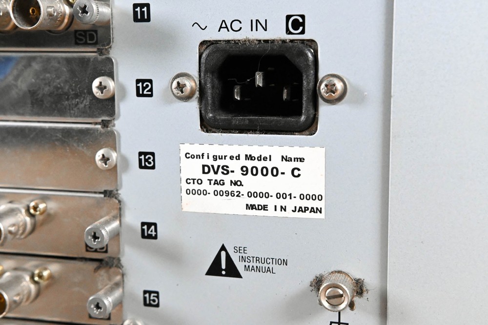 Sony DVS-9000 Production Switcher Processor CG01EEG