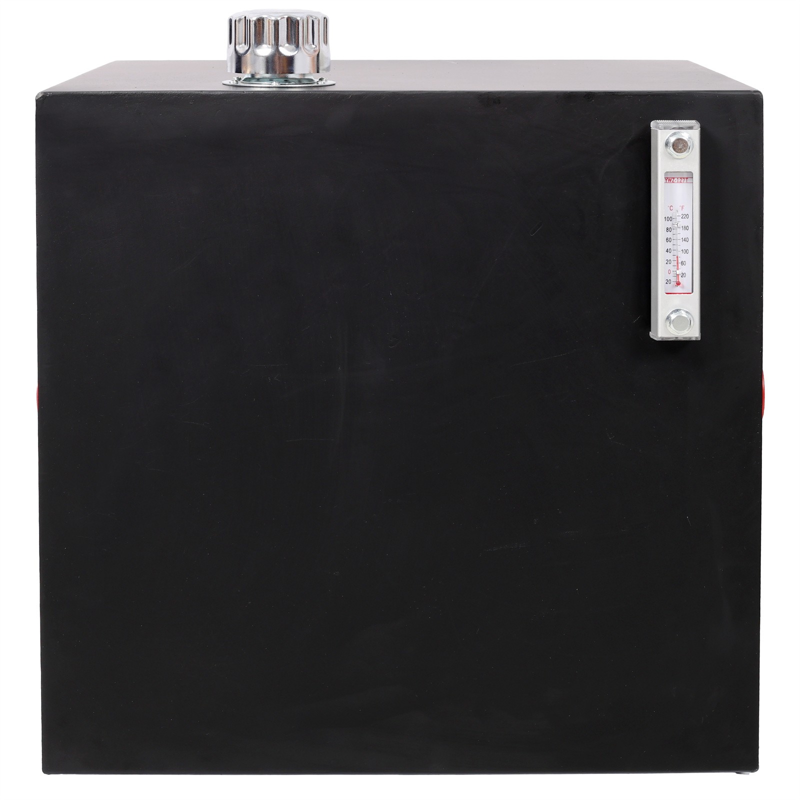 12 Gauge 25-Gallon Hydraulic Fluid Reservoir Tank w/ Inlet 2" FNPT&1-1/4"Outlet