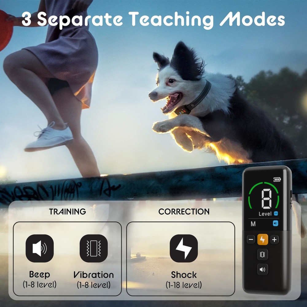 Dog Training Collar Shock Collars for Dogs with Remote 2600 Ft Remote Control...