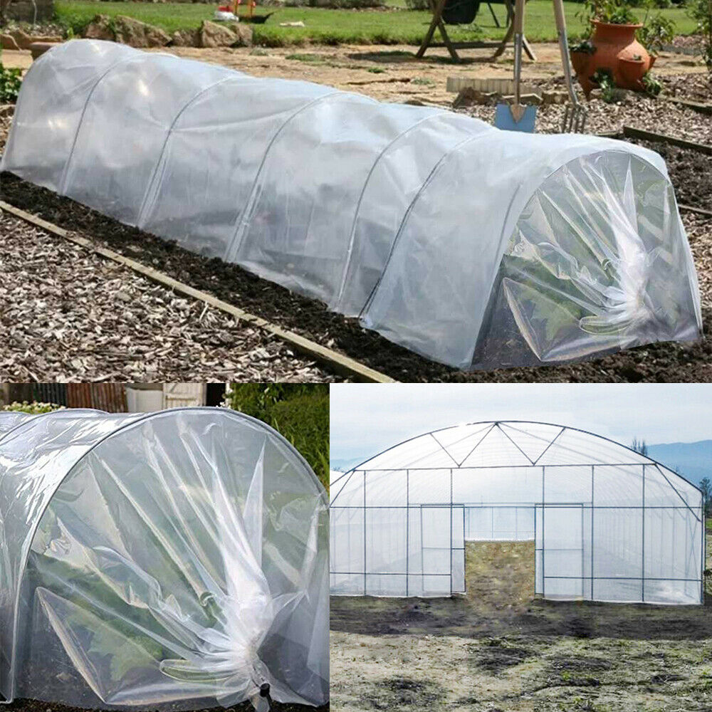 Greenhouse Plastic 6 mil Clear 5 Year Poly Film 13-30ft Width x Various Length
