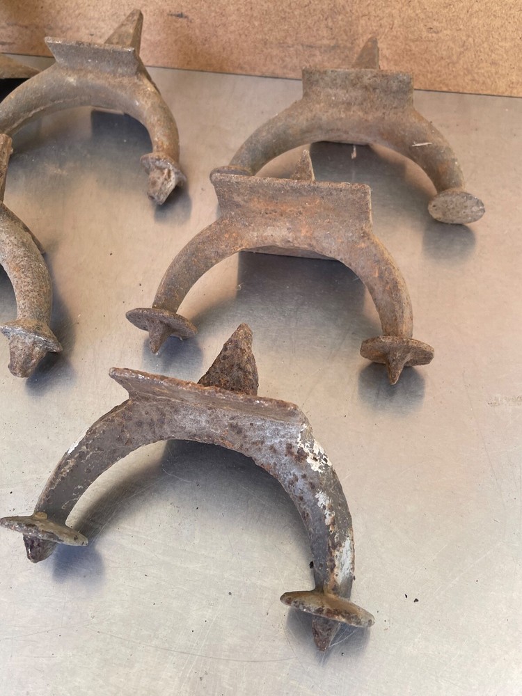 Antique Blacksmith Smith Forge Stake Dog & Clamp Forming Tool