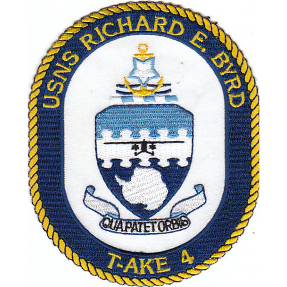 T-AKE-4 USNS Richard E. Byrd Dry Cargo Ship Patch