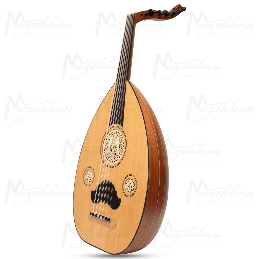 Muzikkon Arabic Oud 12 String Mahogany