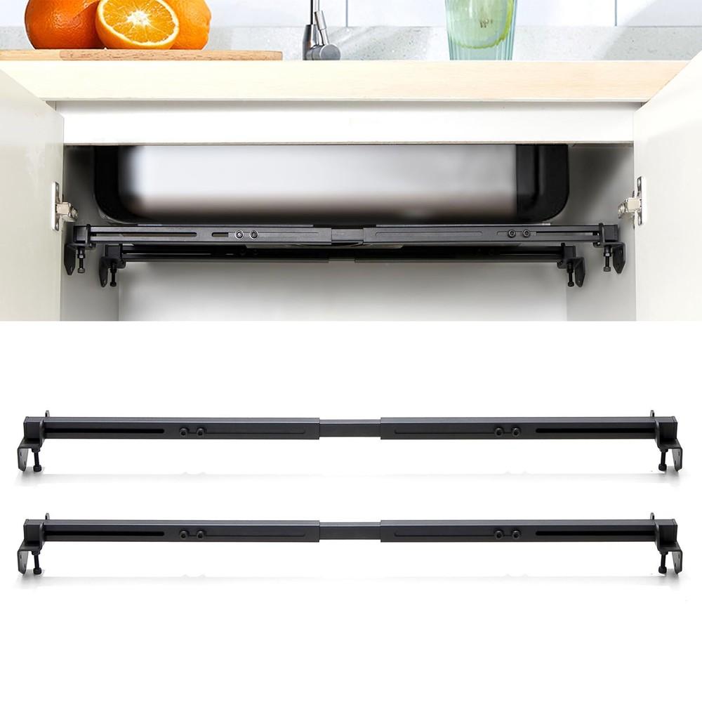 Undermount Sink Brackets Heavy-Duty - Adjustable 27.5-39.4 Inches Rust-Resist...