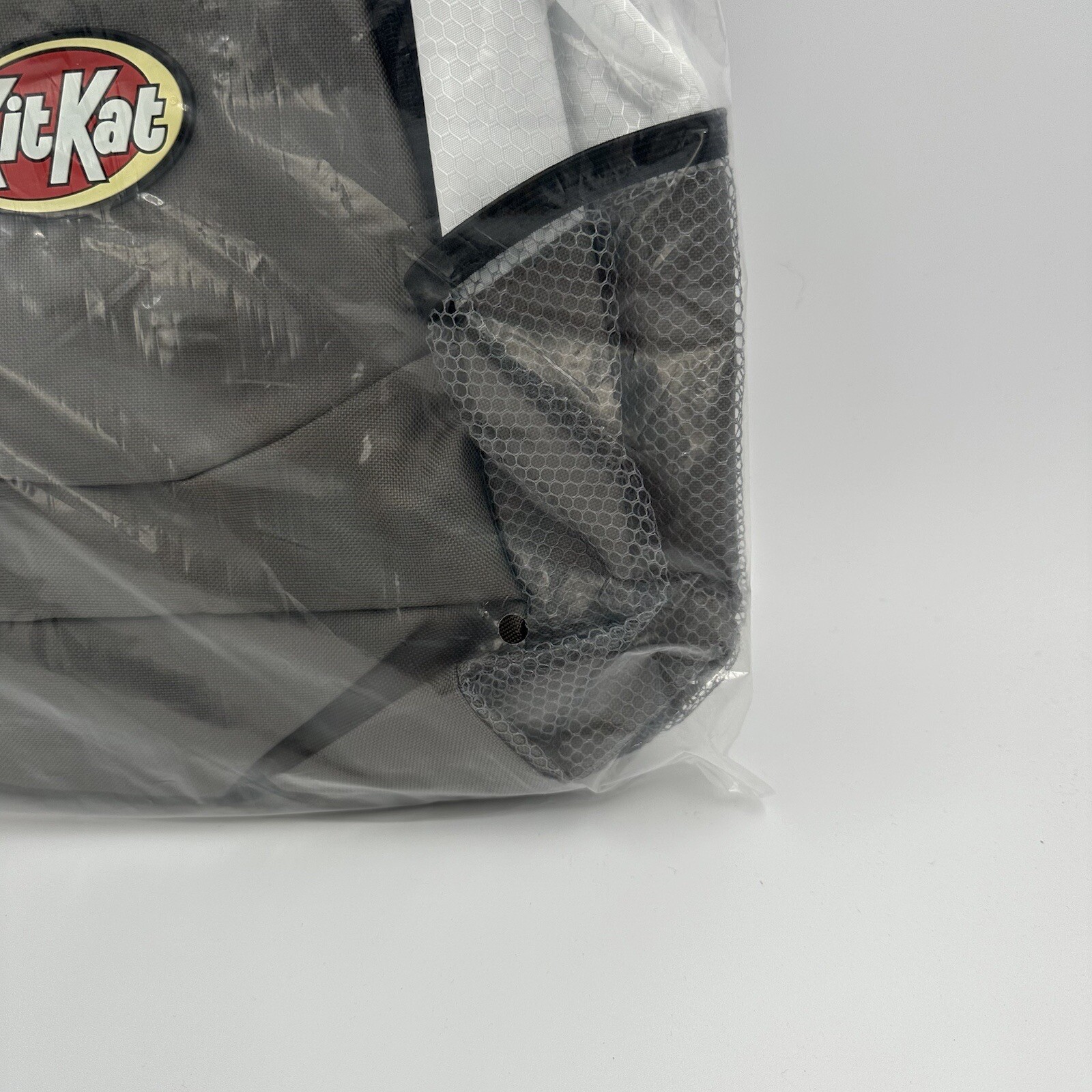 Kit Kat Backpack Lightweight Candy Collector Poly White Red Gray Rubber Logo