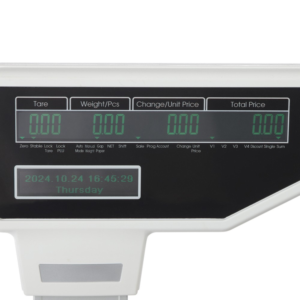 Electronic Weight Scale With Thermal Label Printer Digital Price Computing Scale