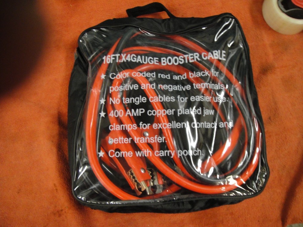 16ft 4ga Jumper Cables ,like New