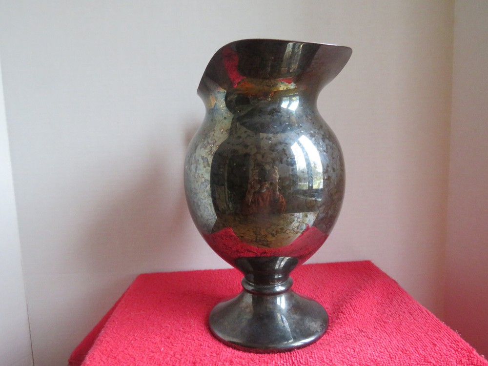 Lehman Brothers Silverplated Pitcher