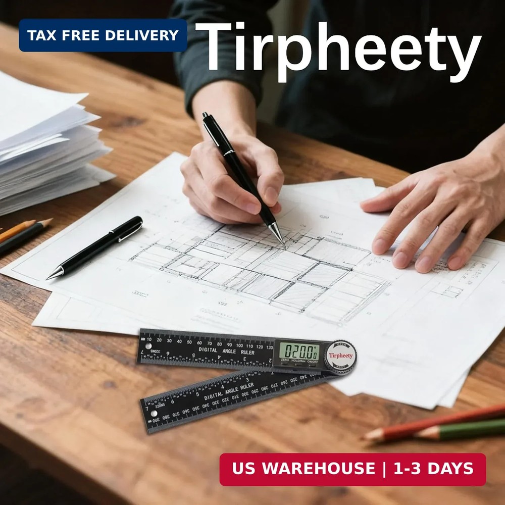 Digital Angle Finder Protractor, 3rd Generation Quick Display Angle Gauge Ruler,