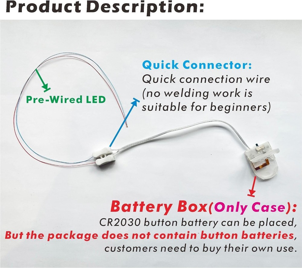 Beginner Model Building Essentials - Pre-Wired Micro LEDs