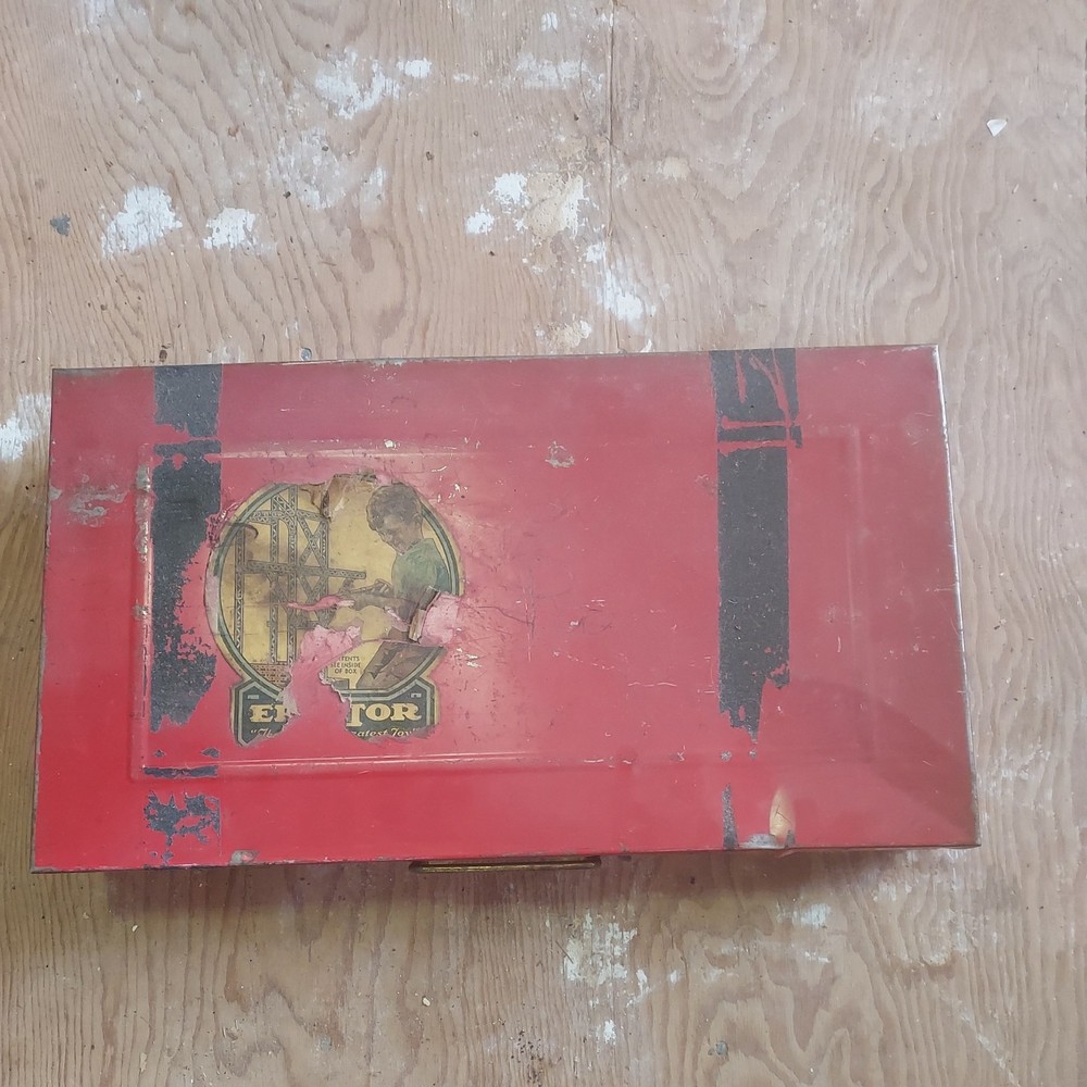 Gilbert Erector Set, @1954, 7 1/2 Engineer's Ser not complete