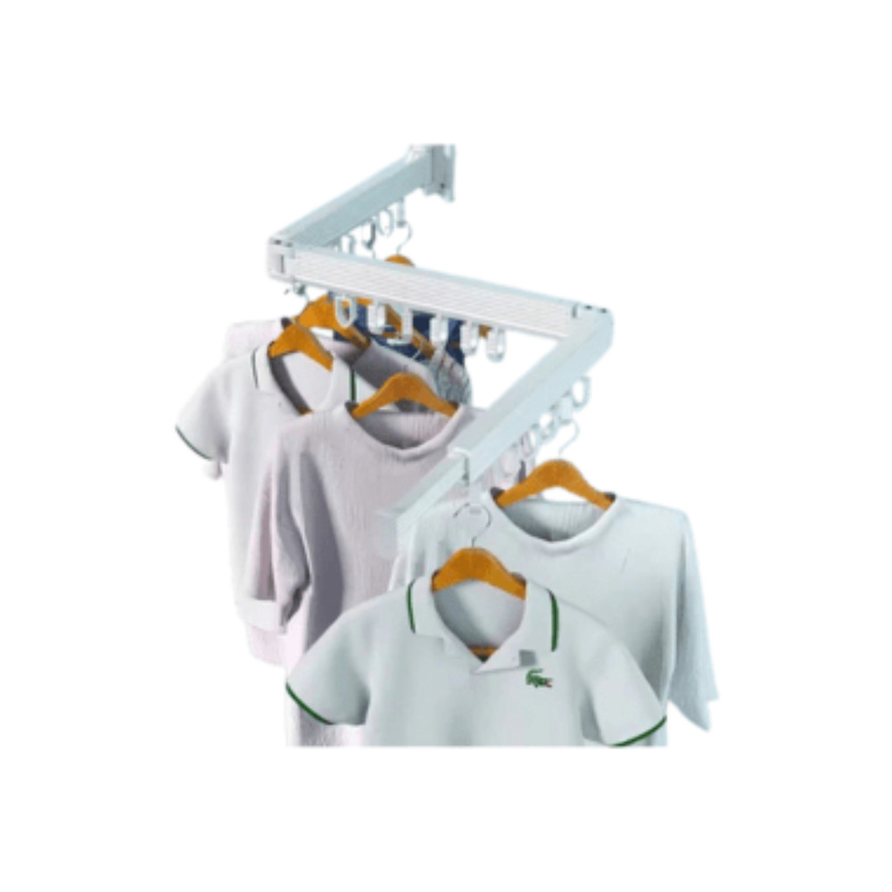 Premier Storage Systems Iron-a-way Wall Mounted Z Fold Drying Rack