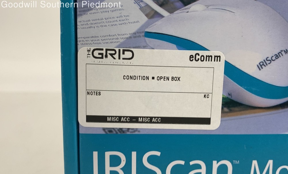 IRIScan Mouse Executive 2 Scanner Mouse Combo - Open Box