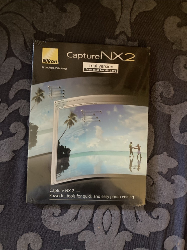 Nikon Capture NX 2 Camara Software CD Trial Version  Windows & Mac Computer