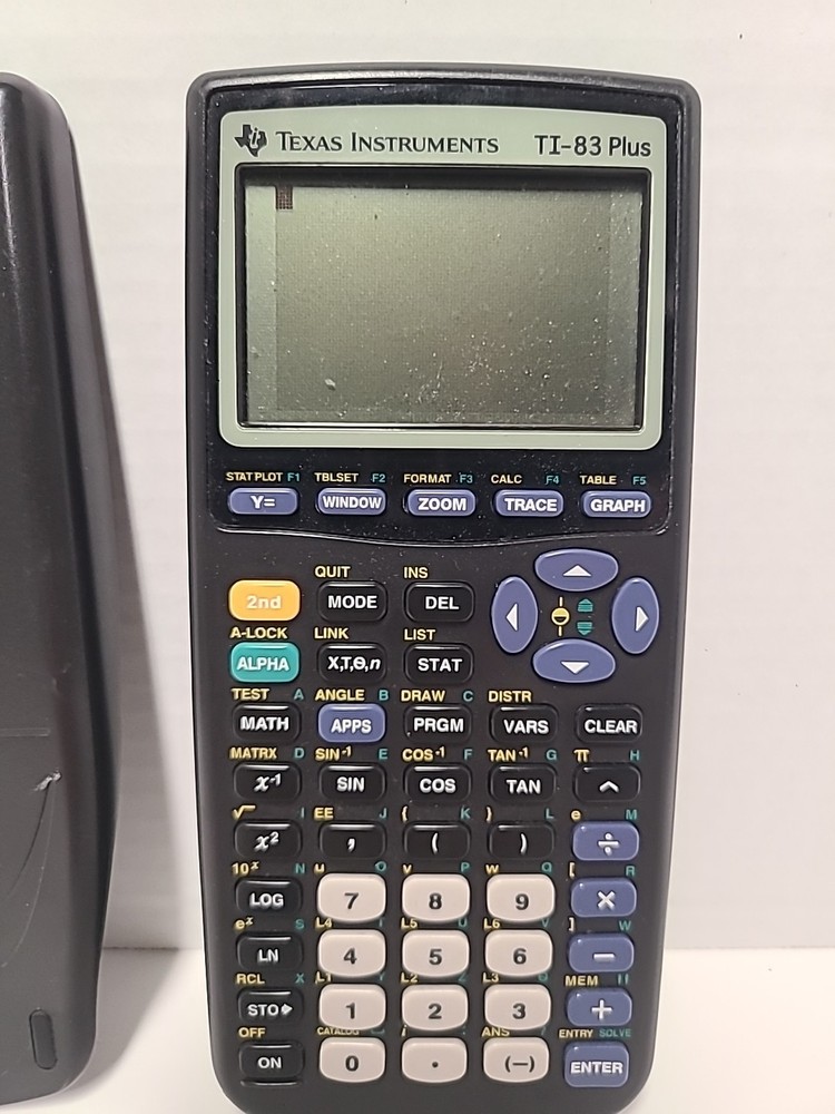 Texas Instruments TI-83 Plus + Graphing Calculator w slip case