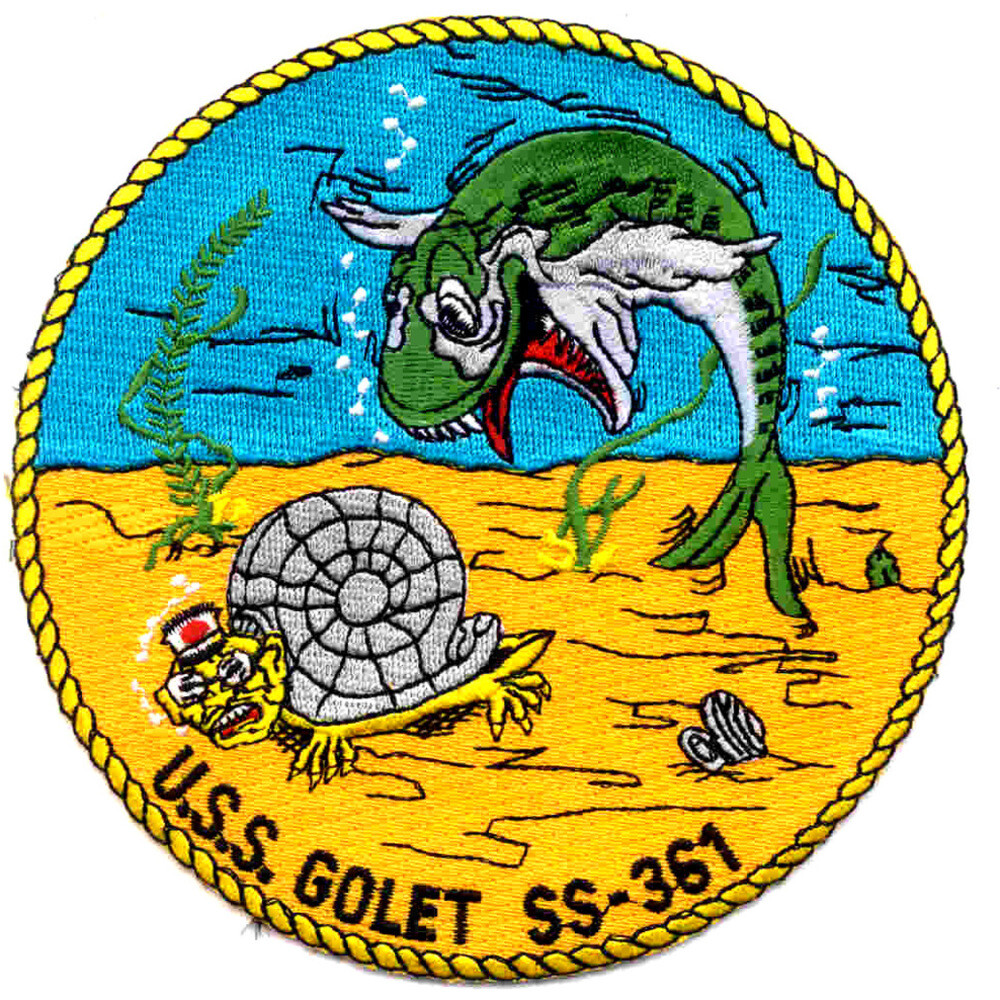 USS Golet SS-361 B Version Large Patch