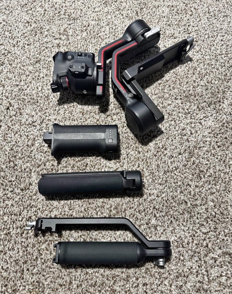 DJI RS 3 3-Axis Gimbal Stabilizer – Handheld Camera Stabilizer-W/ Handle