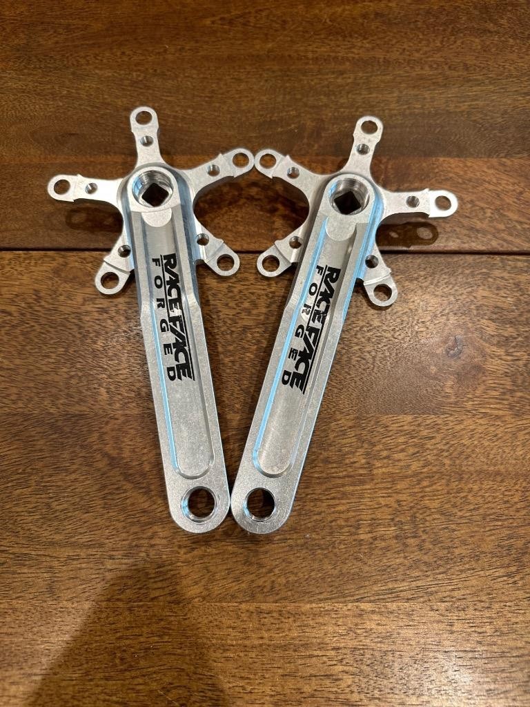 Race Face Forged 170mm 3X Left Drive Side Crank 94/58 BCD Silver XTR XT Disc