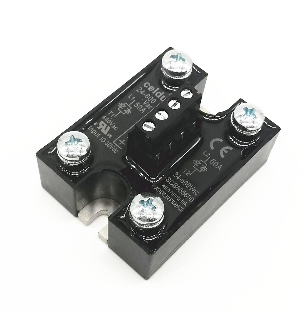 Celduc solid state relay SCB865600 50A 24-600VAC