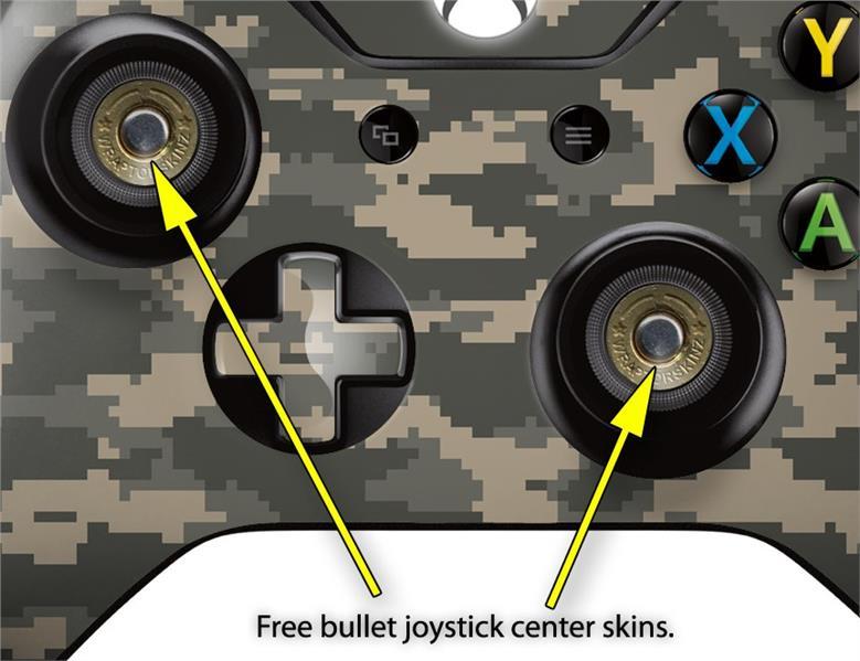 WraptorCamo Digital Camo Combat Skin for XBOX One Controller