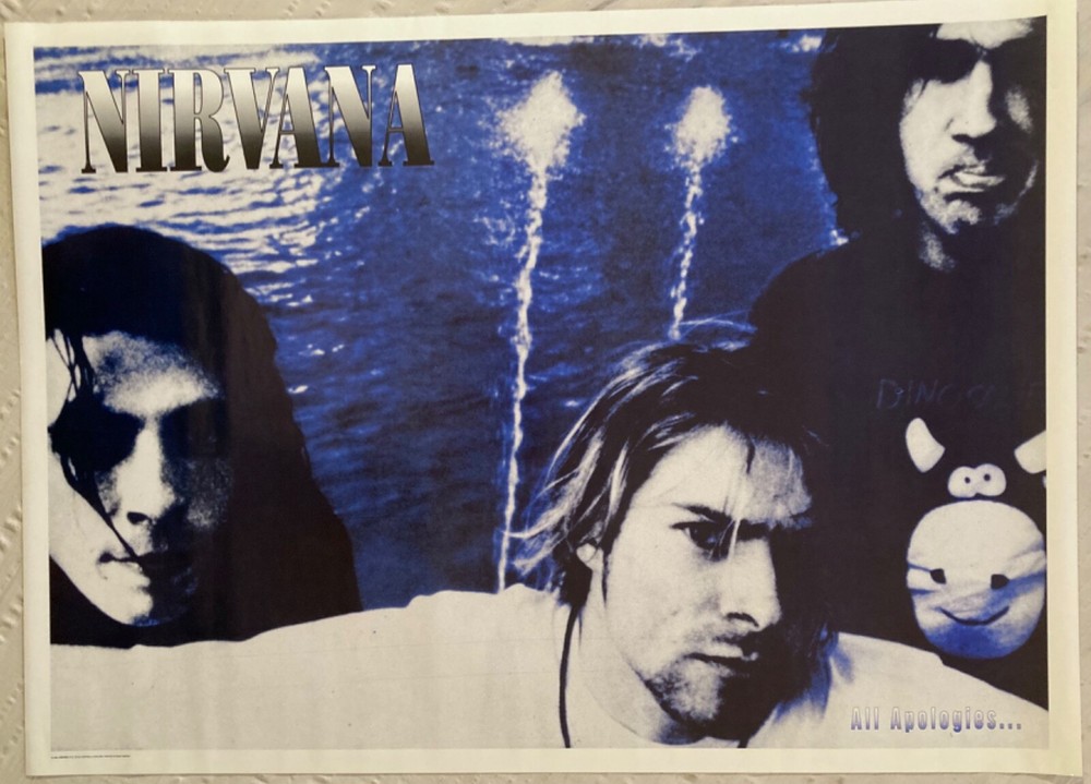 Nirvana 1993 Poster All Apologies GB England