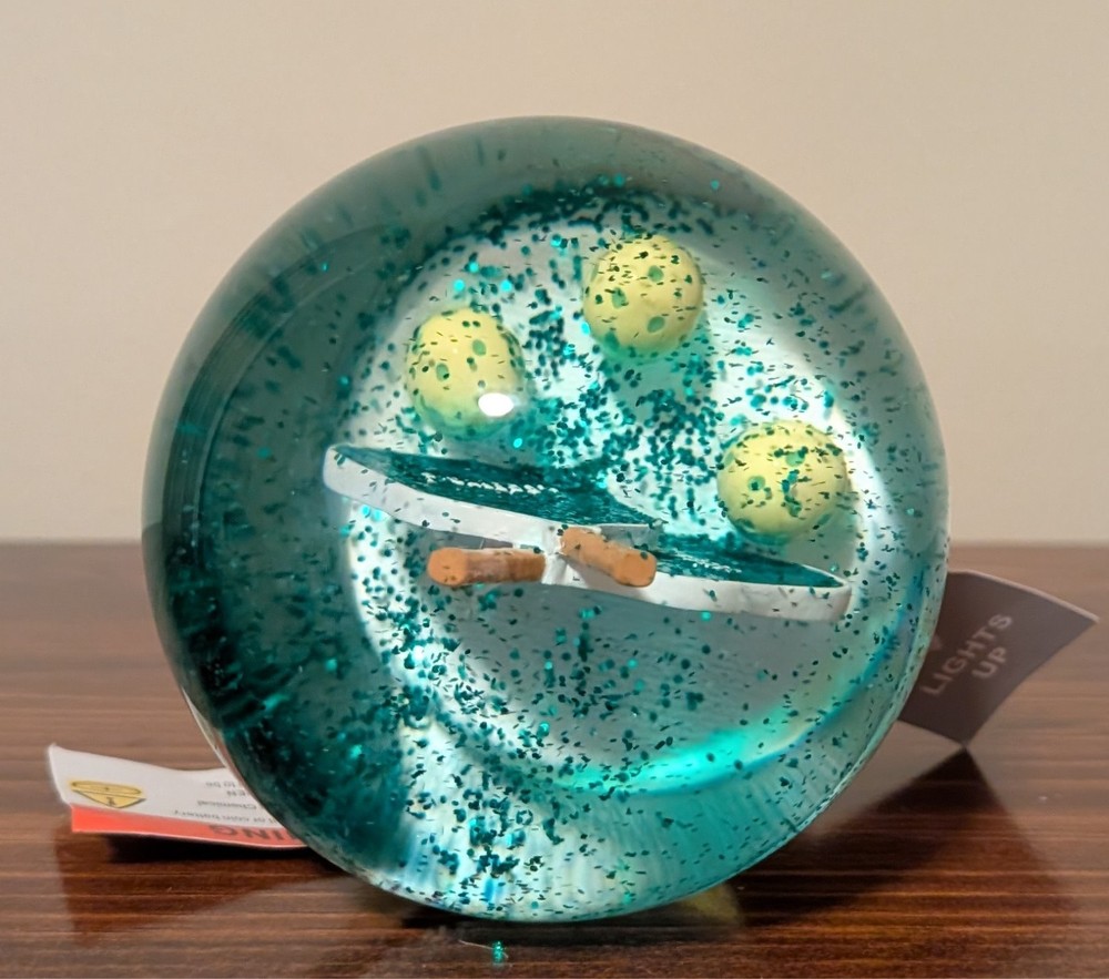 Pickleball Light Up Sparkling Globe