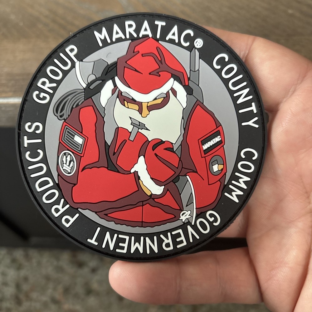 CountyComm/ Maratac Tactical Santa - Limited Edition - Hook And Loop Patch New