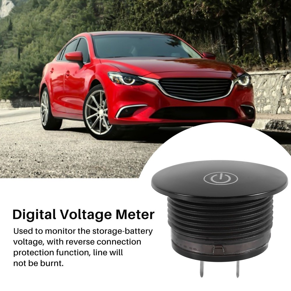 Battery Capacitance Display Voltmeter LED Digital Voltage Meter with -O3158