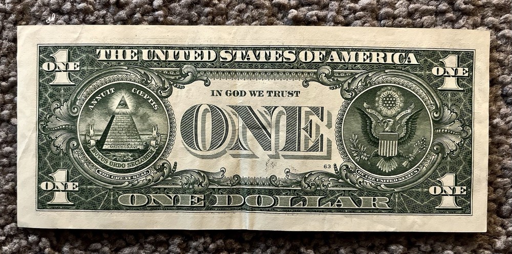 2021 US One Dollar Bank Note Off Center Strike (ERROR!)